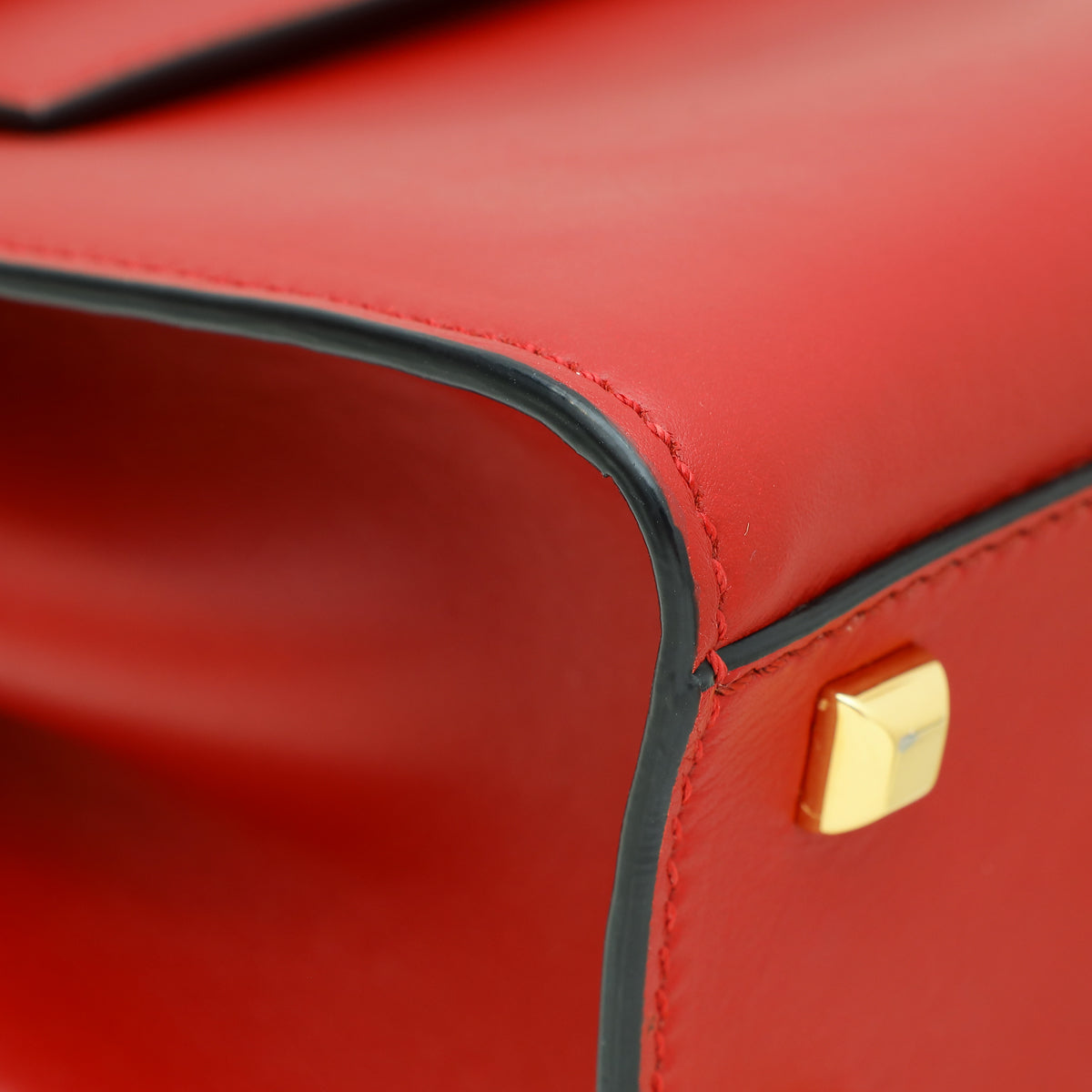 Valentino Red My Rockstud Single Handle Small Bag