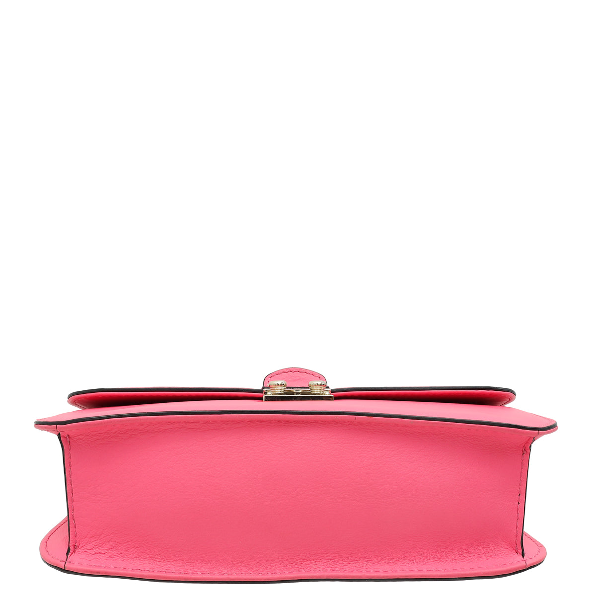 Valentino Hot Pink Glam Lock Medium Flap Bag