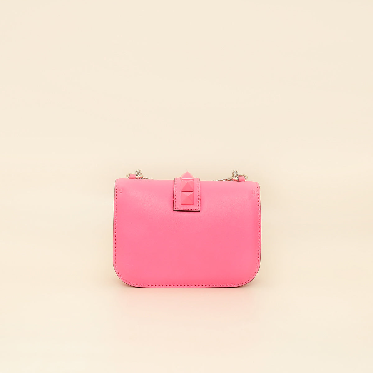 Valentino Bicolor Rockstud Glam Lock Chain Small Bag-Valentino-THE CLOSET