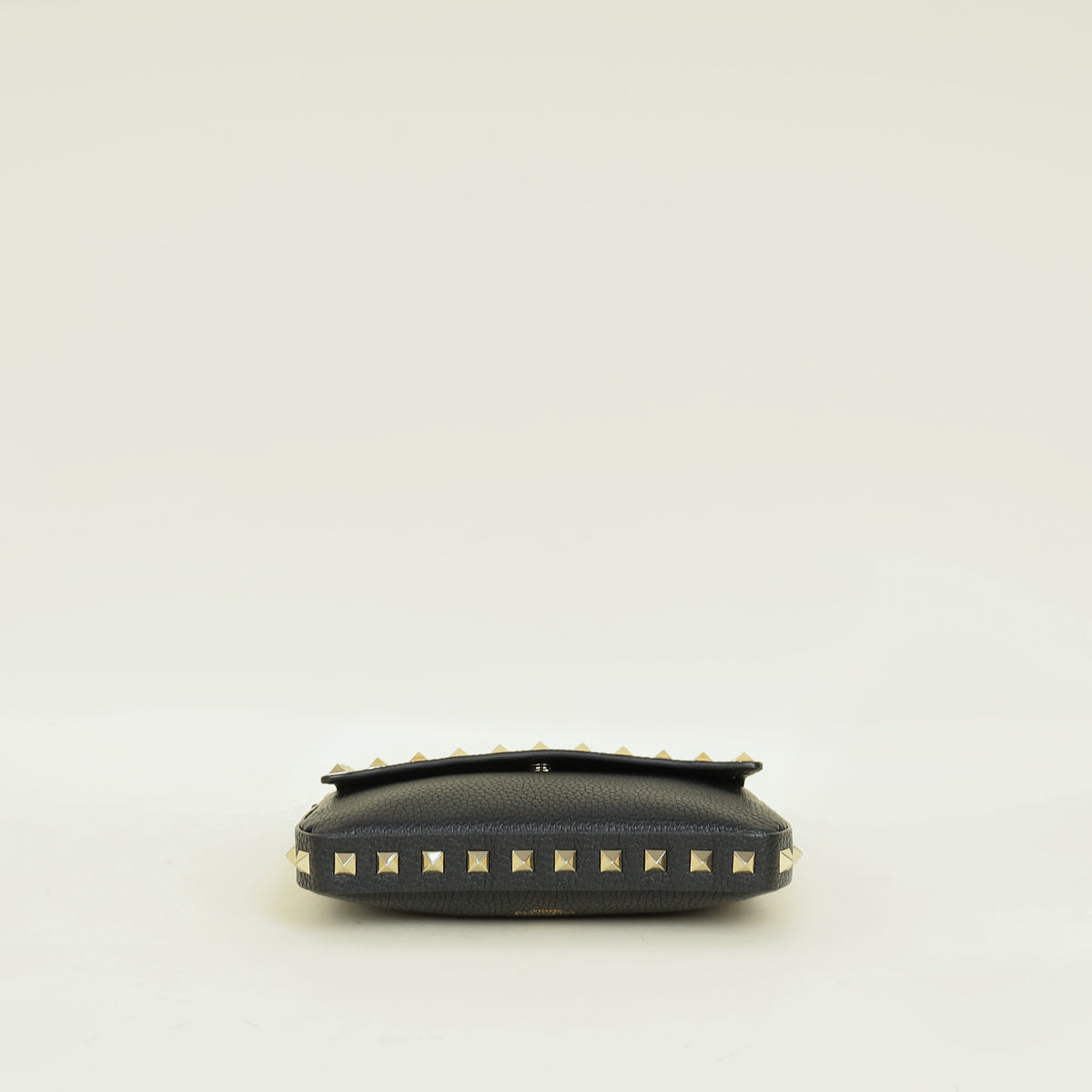 Valentino Black Rockstud Flap Crossbody Bag