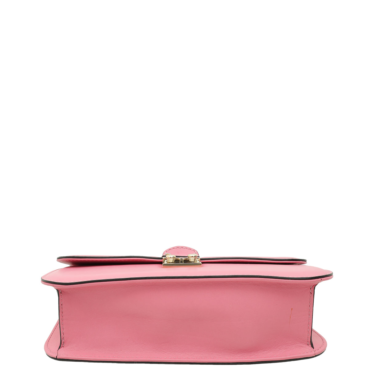 Valentino Pink Glam Lock Medium Shoulder Bag