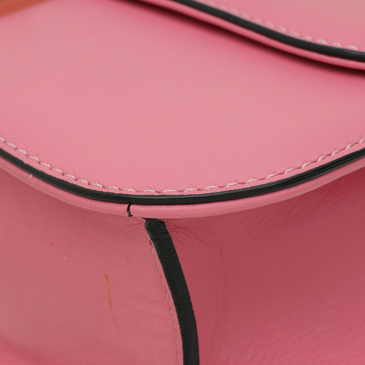 Valentino Pink Glam Lock Medium Shoulder Bag