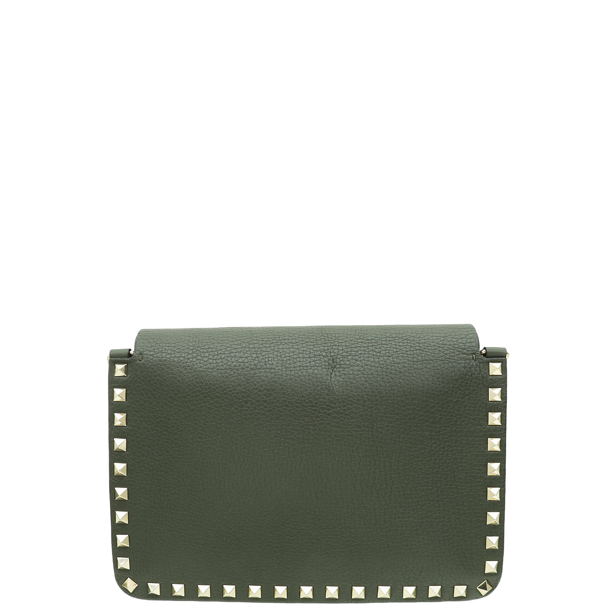 Valentino Kaki Rockstud Side Slip Crossbody Bag