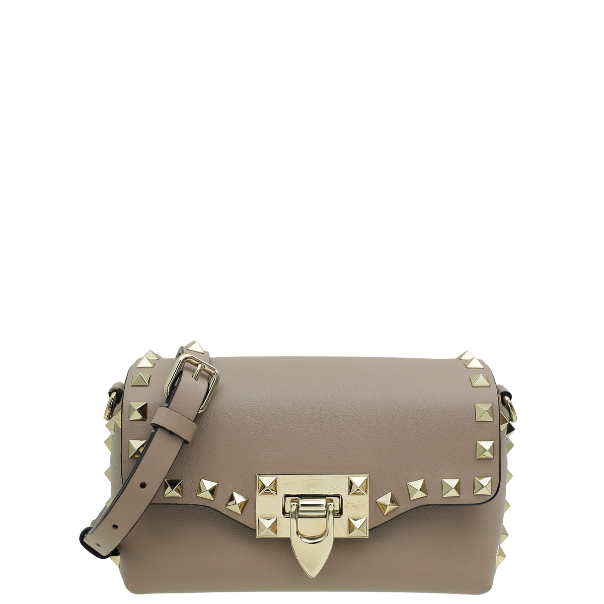 Valentino Poudre Rockstud Crossbody Bag-Valentino-THE CLOSET