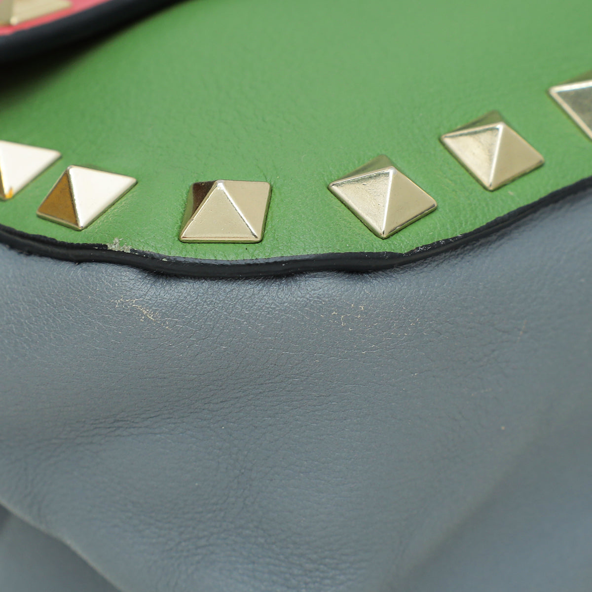 Valentino Colorblock Rockstud Crossbody Mini Bag