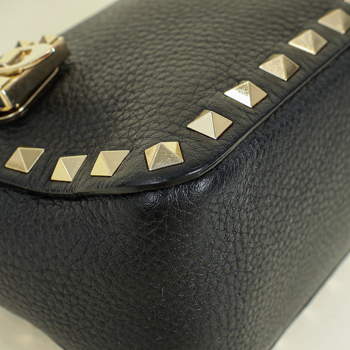 Valentino Black Rockstud Small Crossbody Bag