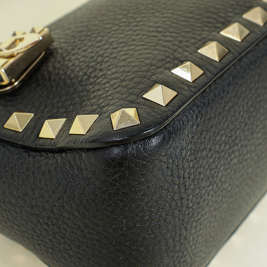 Valentino Black Rockstud Small Crossbody Bag