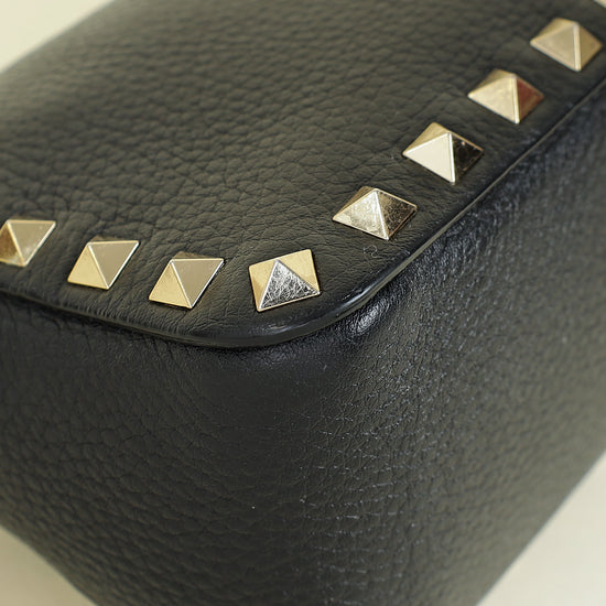 Valentino Black Rockstud Small Crossbody Bag