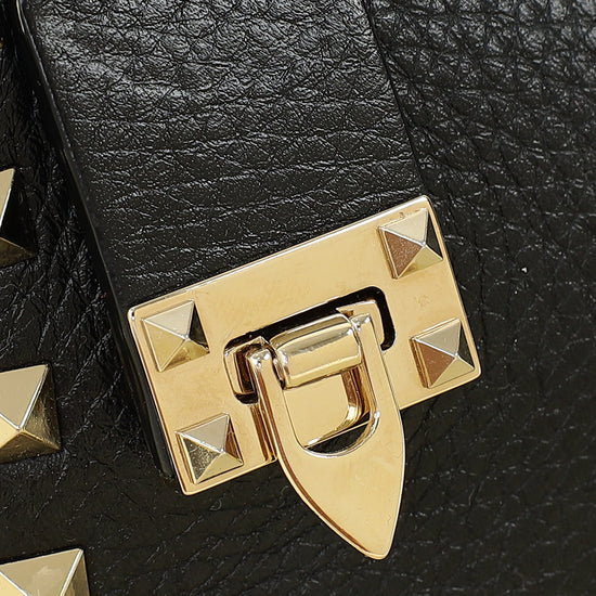 Valentino Black Rockstud Small Crossbody Bag