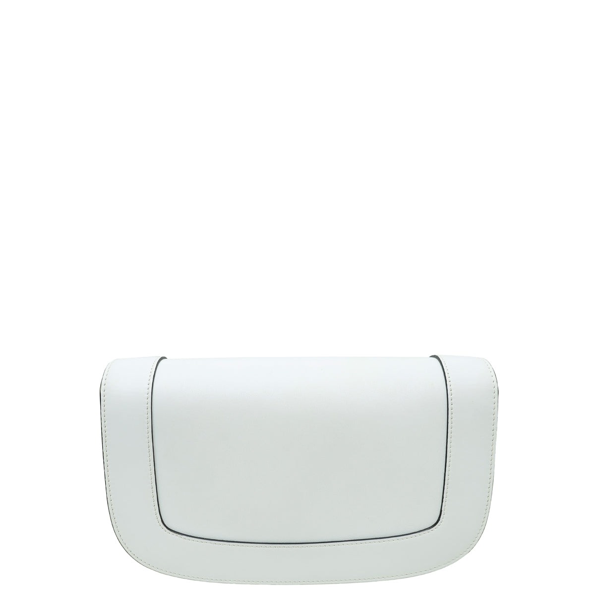 Valentino White Vlogo Supervee Medium Shoulder Bag-Valentino-THE CLOSET