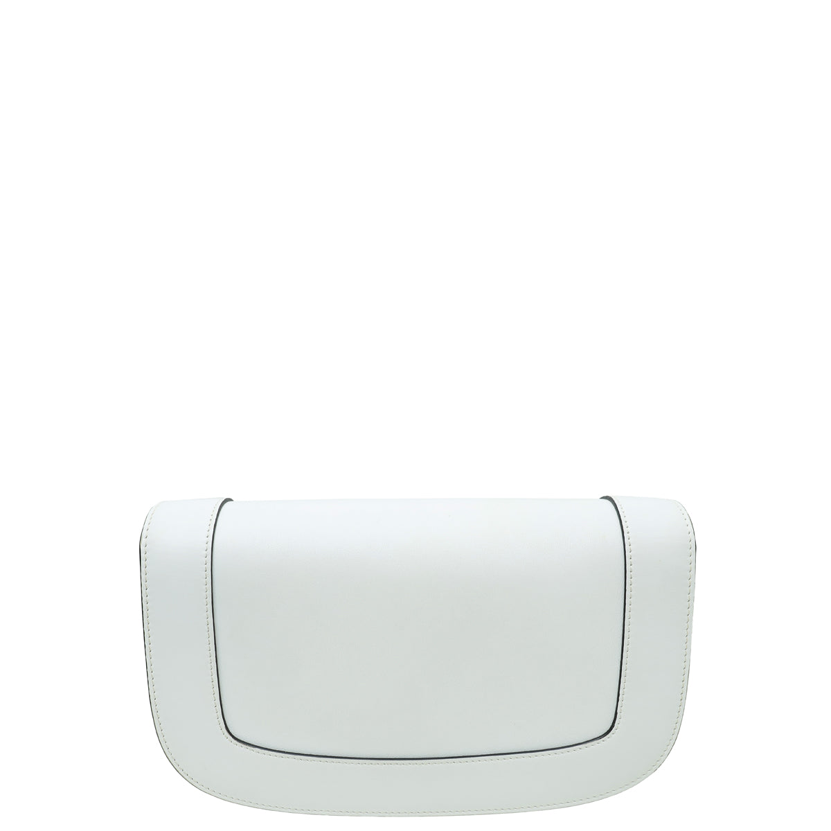 Valentino White Vlogo Supervee Medium Shoulder Bag