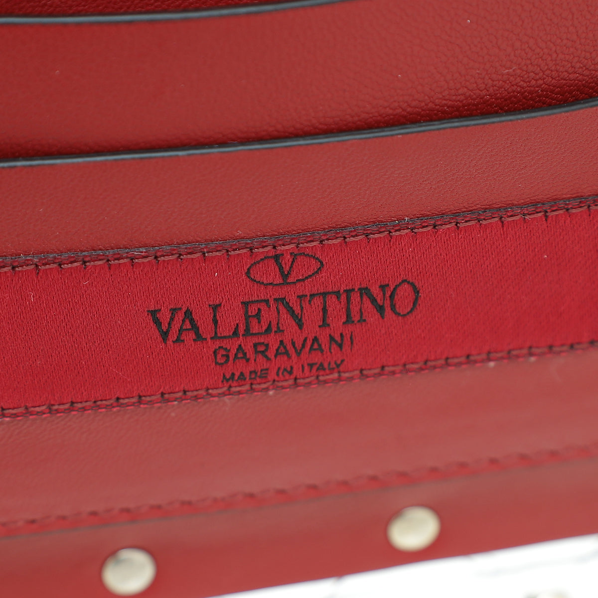 Valentino Clear Spike Rockstud PVC Medium Bag