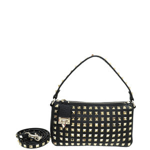 Valentino Black Rockstud Small Crossbody