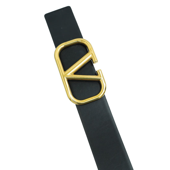 Valentino Bicolor Reversible VLogo Signature Belt 34