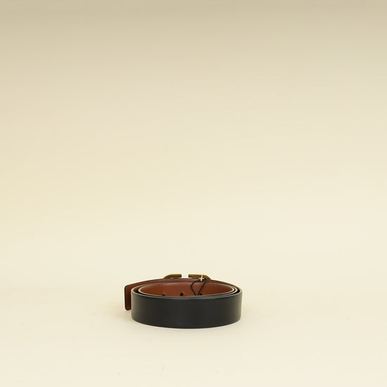 Valentino Bicolor Reversible VLogo Signature Belt 32