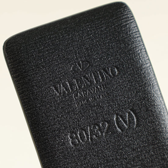 Valentino Bicolor Reversible VLogo Signature Belt 32