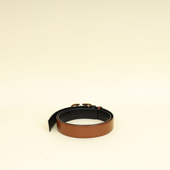 Valentino Bicolor Reversible Vlogo Signature Belt 34