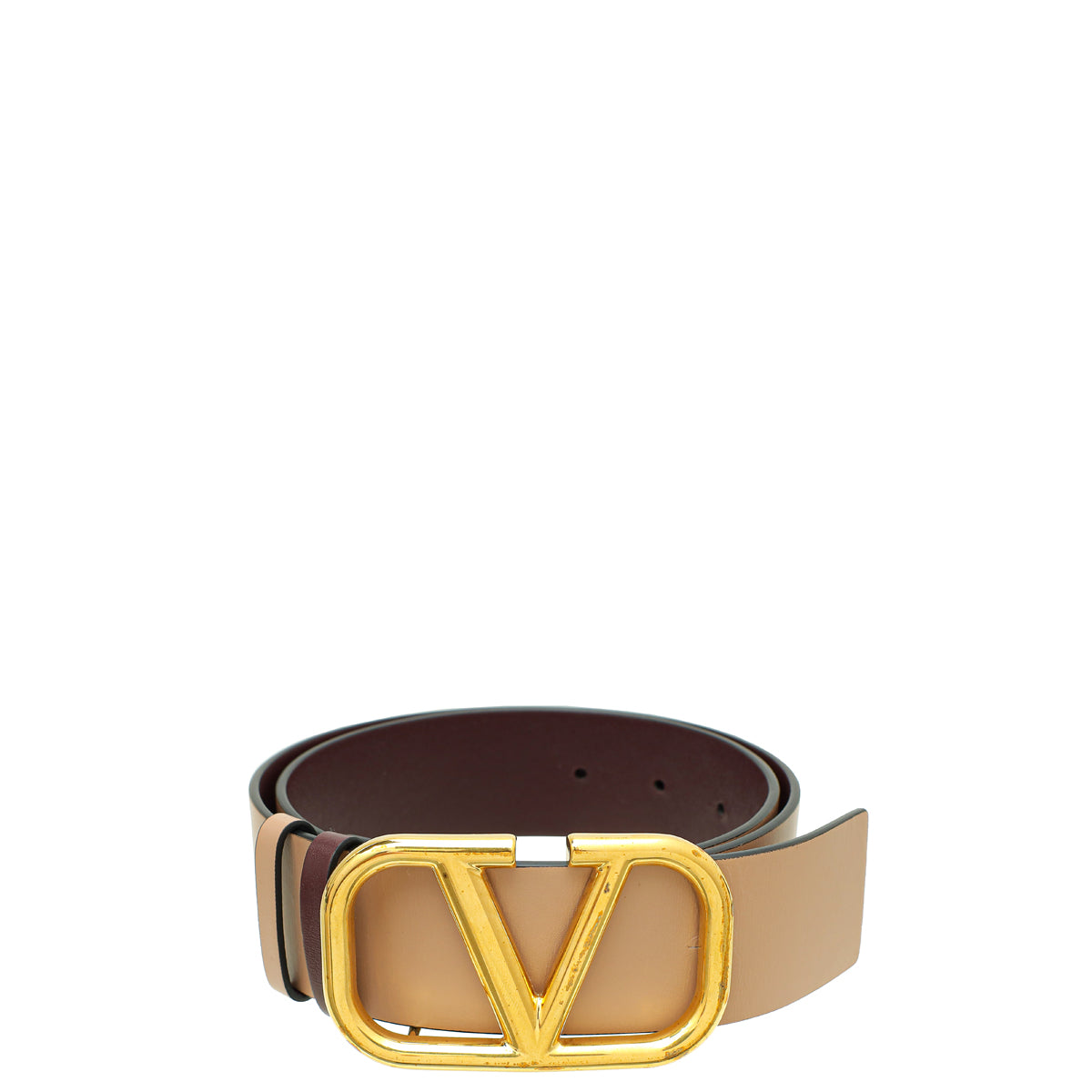 Valentino Bicolor Reversible VLogo Signature 40mm Belt-Valentino-THE CLOSET