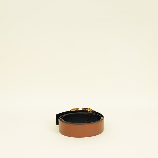 Valentino Bicolor Vlogo Signature Reversible 40mm Belt 48