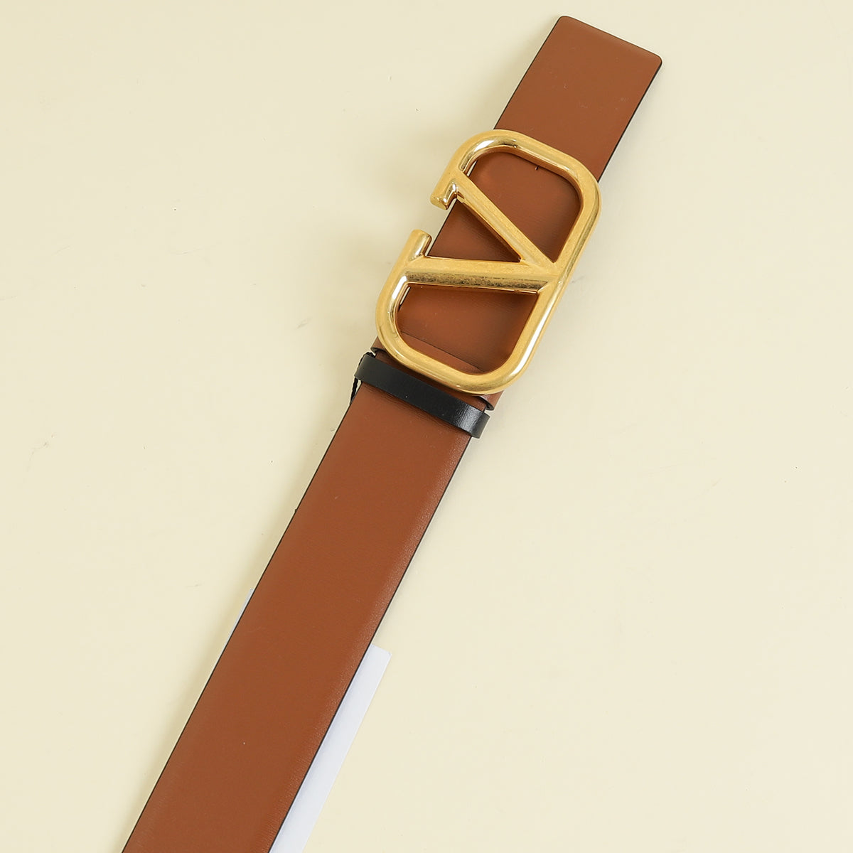 Valentino Bicolor Vlogo Signature Reversible 40mm Belt 48
