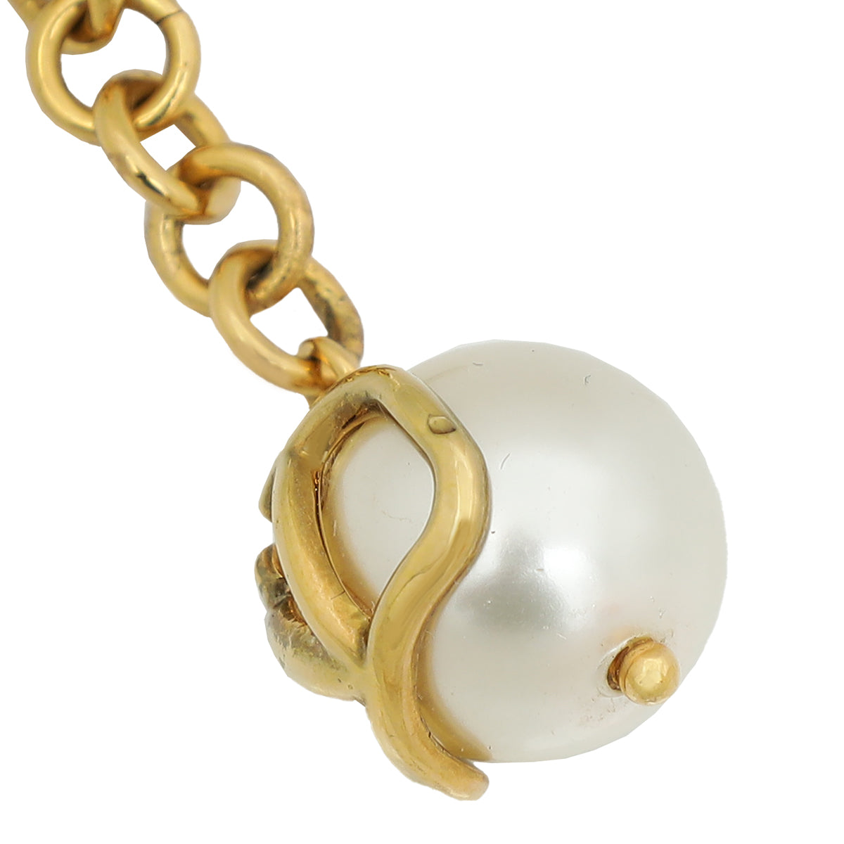 Valentino White VLogo Signature Pearl Bracelet-Valentino-THE CLOSET