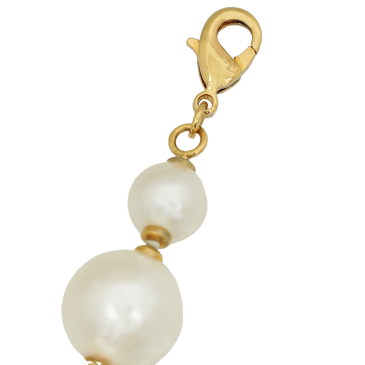 Valentino White VLogo Signature Pearl Bracelet