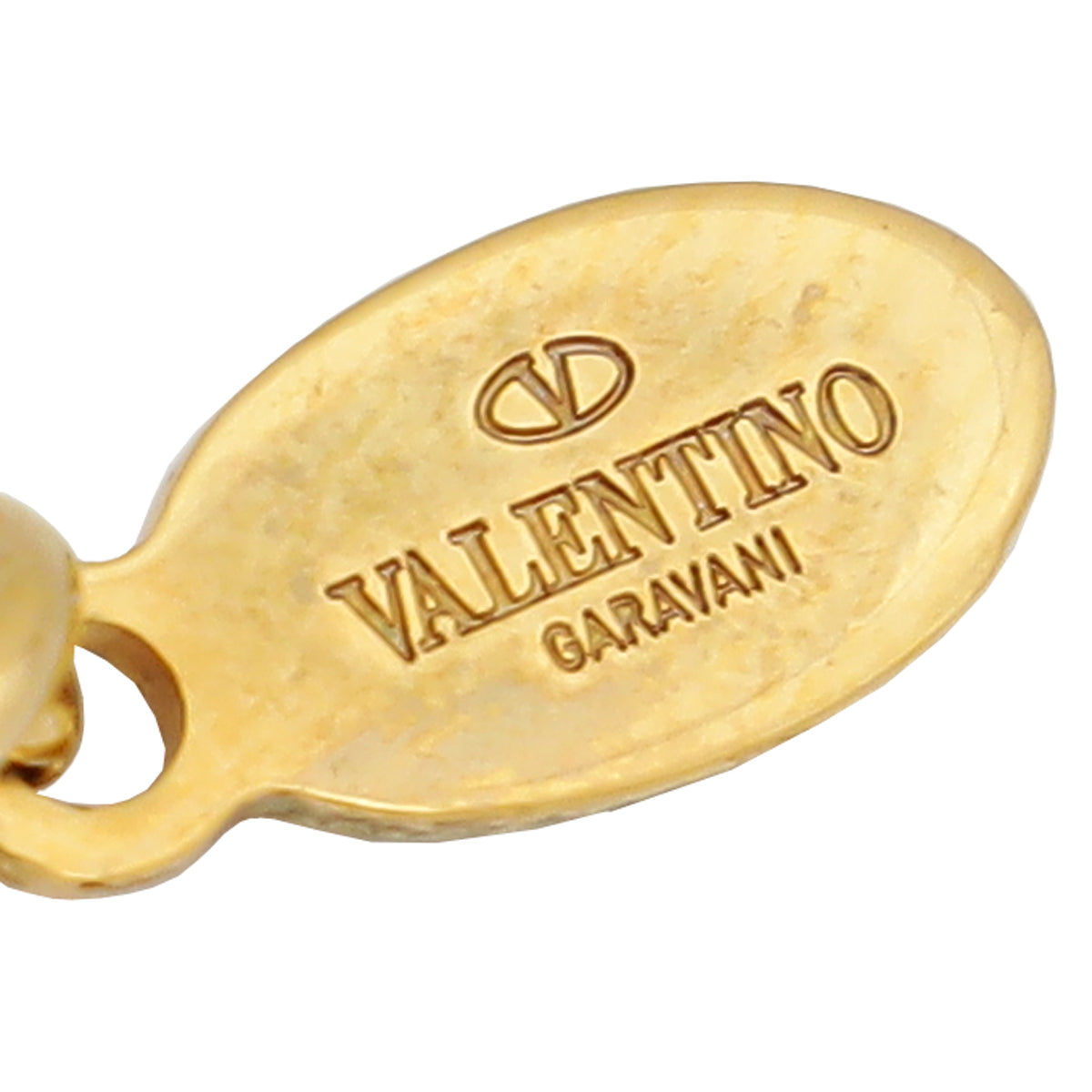 Valentino White VLogo Signature Pearl Bracelet