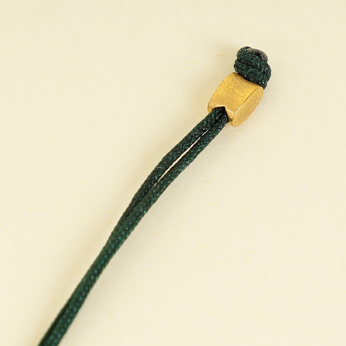 Valentino Gold VLogo Braided Cord Bracelet