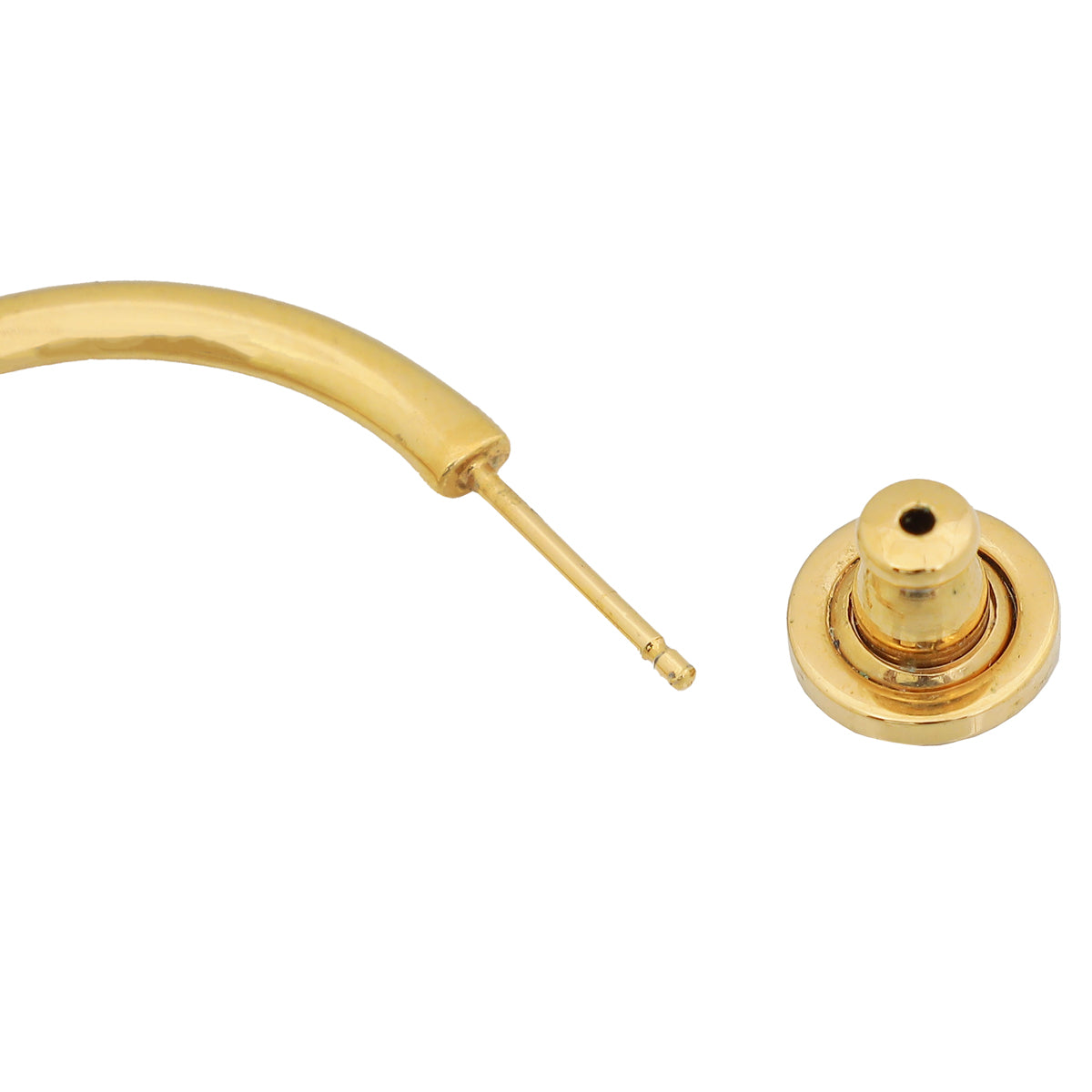 Valentino Gold Finish VLogo Signature Earrings