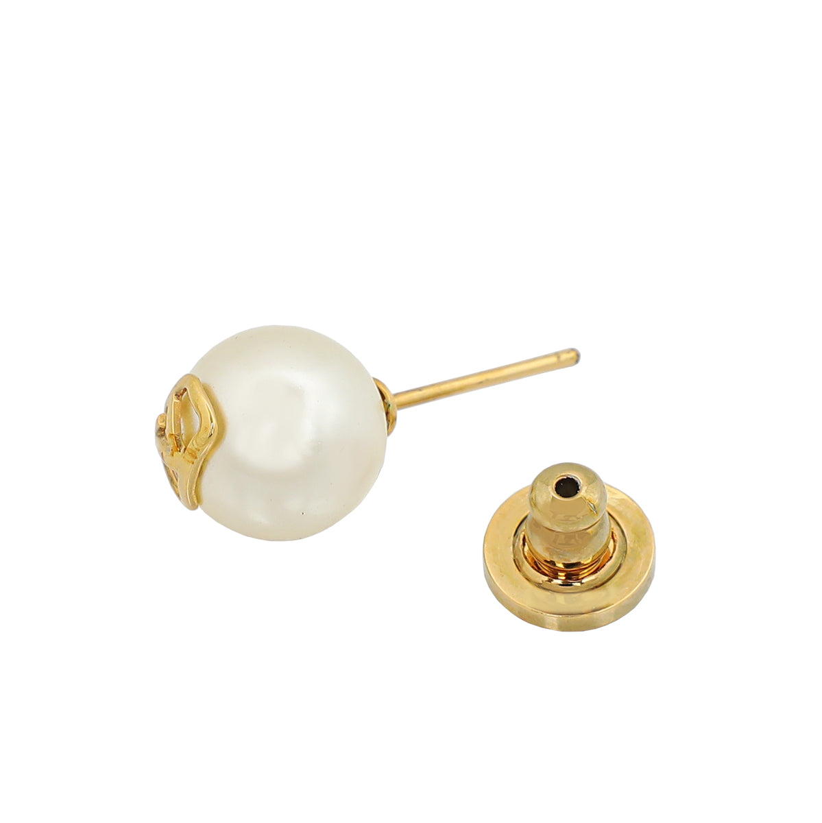 Valentino Gold VLogo Signature Pearl Earrings