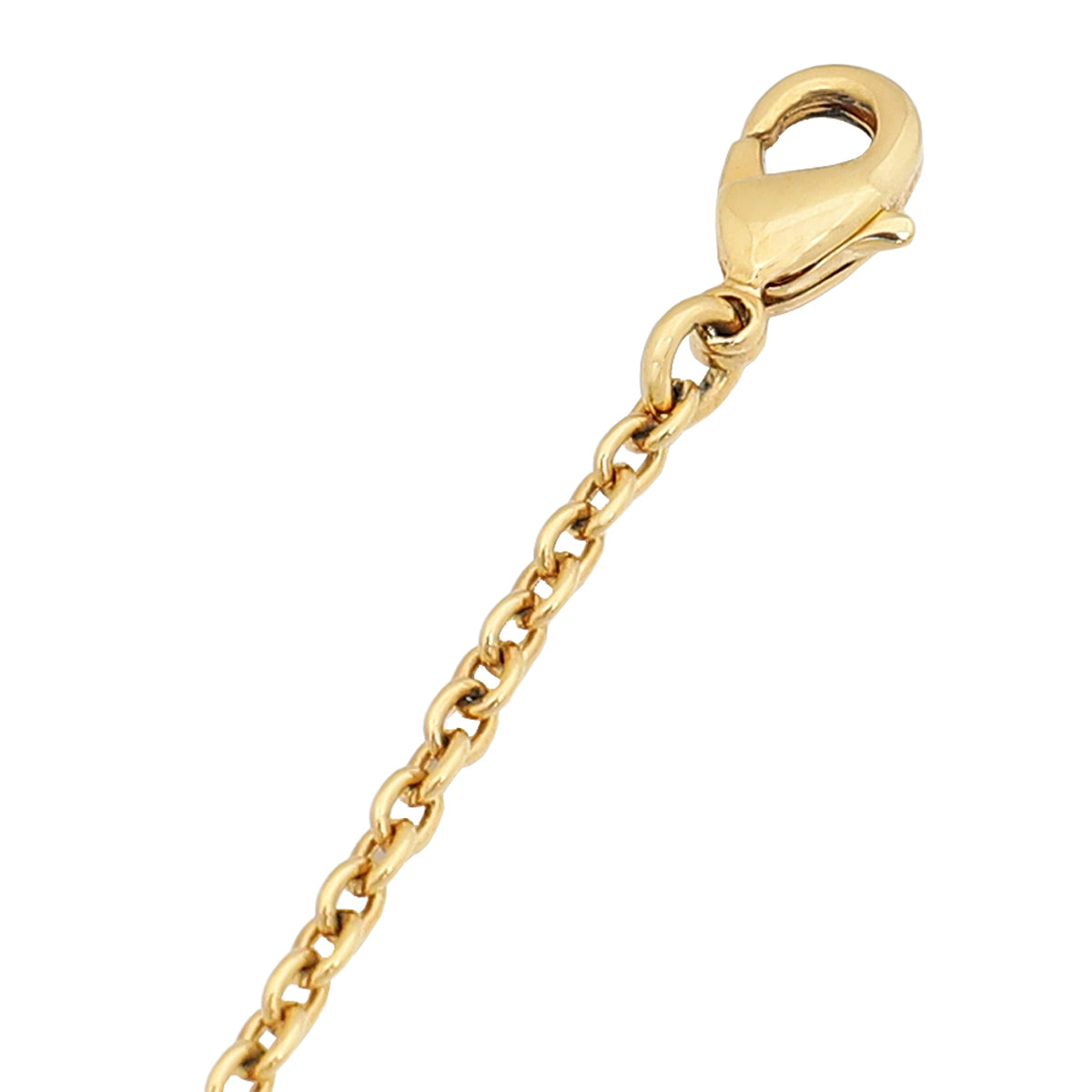 Valentino Gold Finish Vlogo Signature Necklace