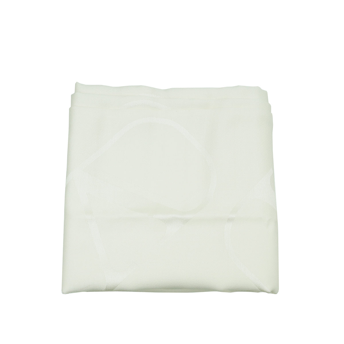 Valentino Cream VLogo Jacquard Silk Cashmere Shawl-Valentino-THE CLOSET