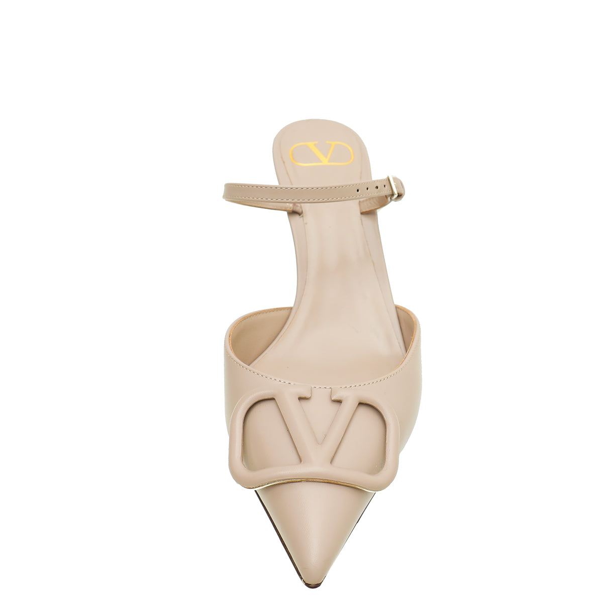 Valentino Poudre Vlogo Slingback Pump 37-Valentino-THE CLOSET