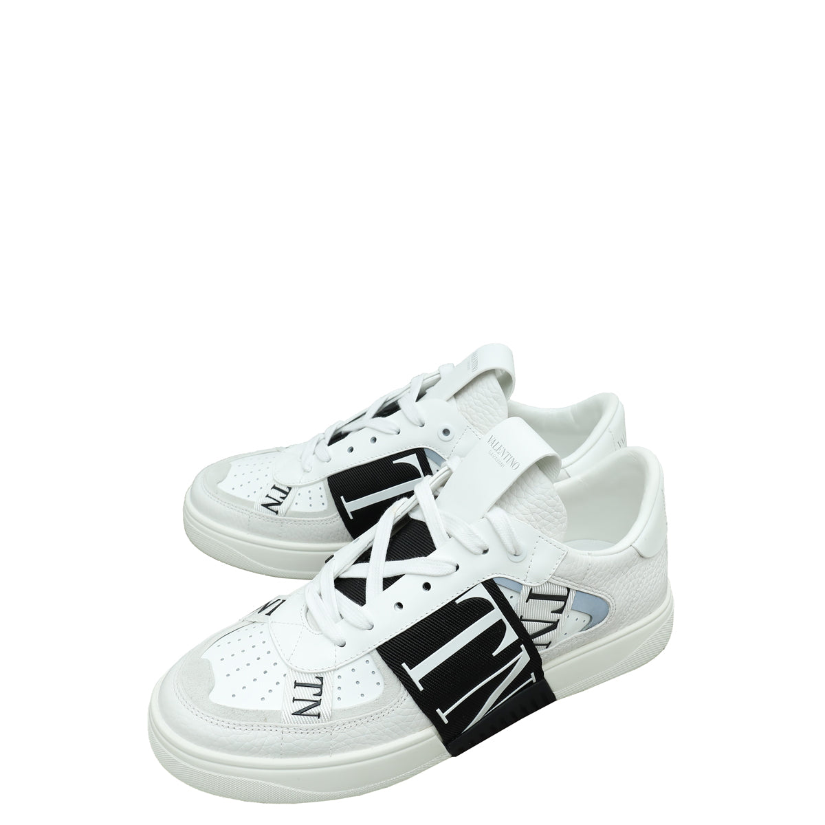 Valentino Bicolor VLTN Logo With Band Low Top Sneaker 39.5-Valentino-THE CLOSET