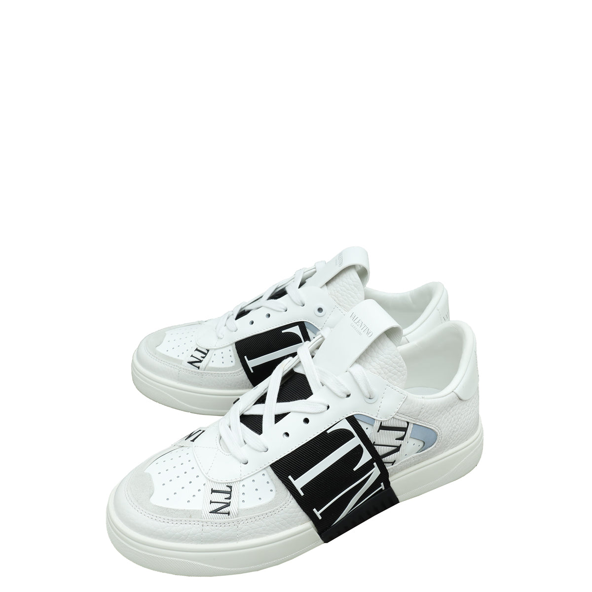 Valentino Bicolor VLTN Logo With Band Low Top Sneaker 39.5