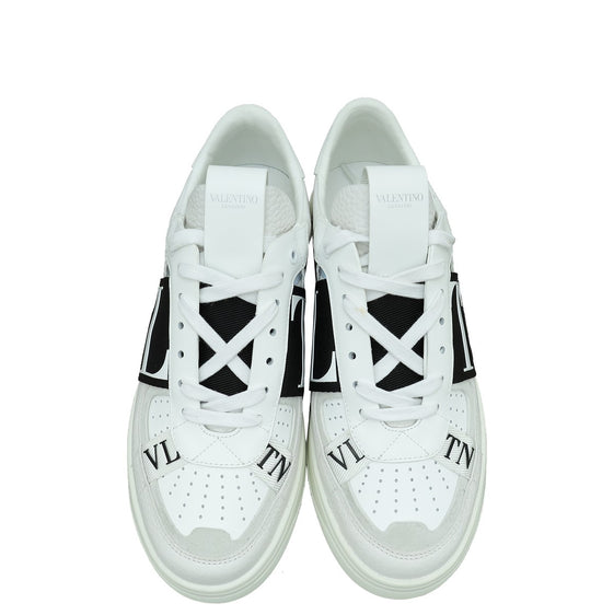 Valentino Bicolor VLTN Logo With Band Low Top Sneaker 39.5