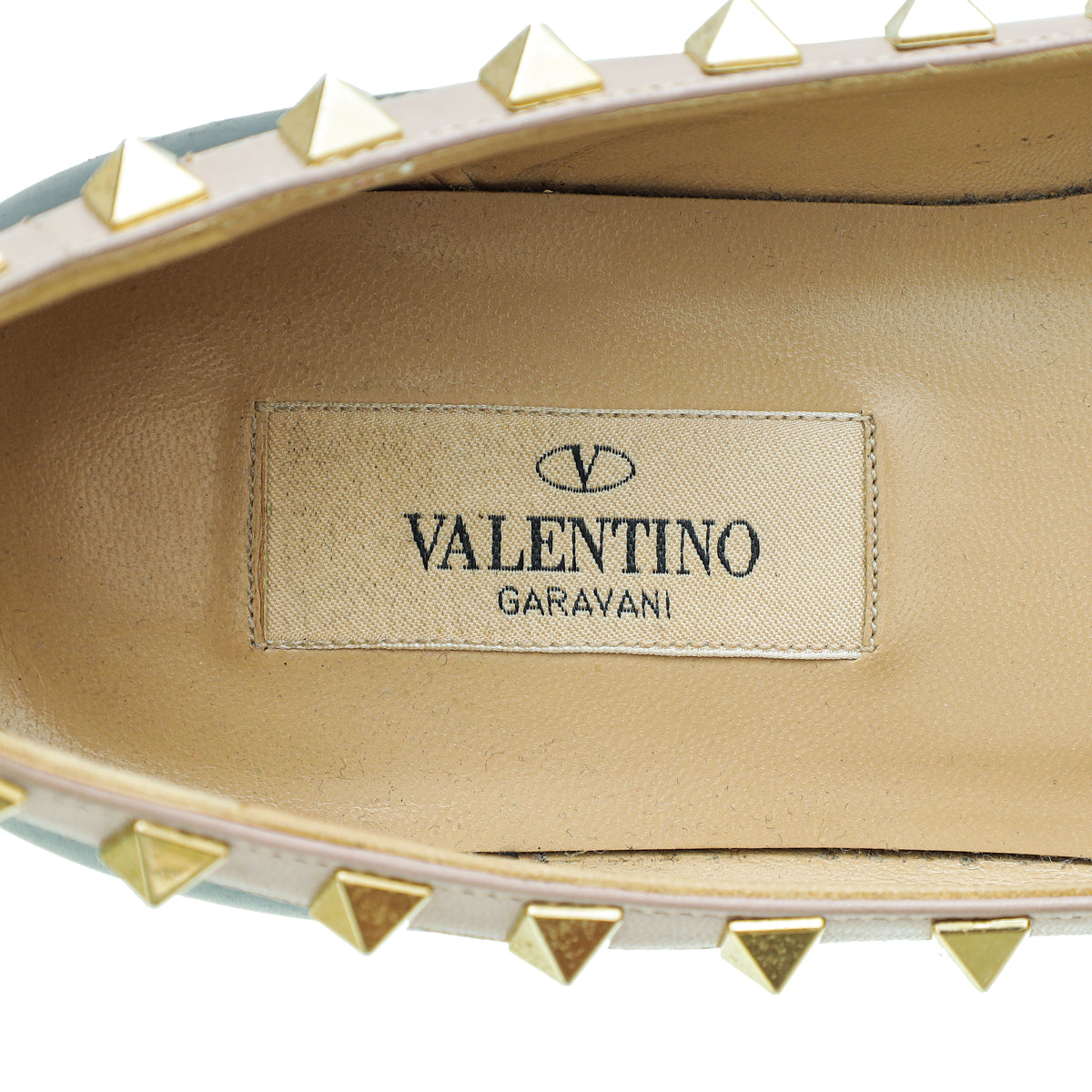 Valentino Rockstud Ballerina Flats