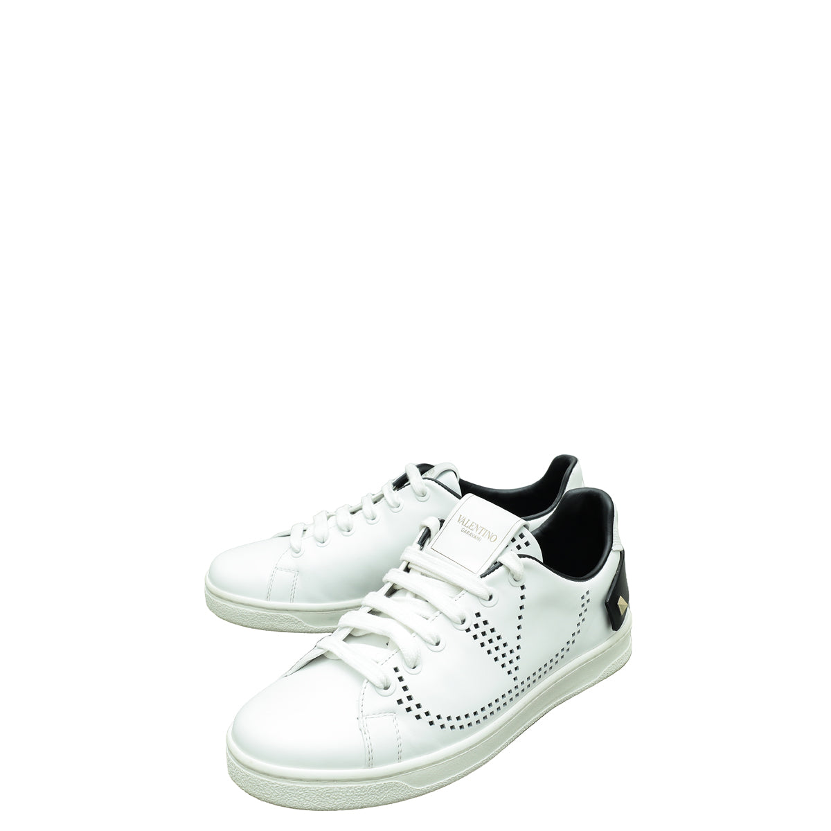 Valentino Bicolor Backnet Sneaker 35-Valentino-THE CLOSET