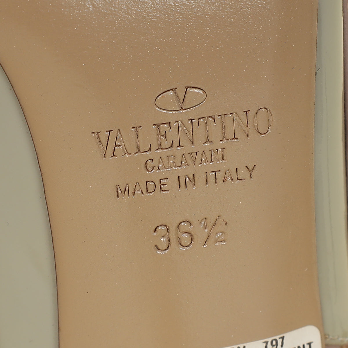 Valentino Light Grey Rockstud Caged 100 Pumps 36.5-Valentino-THE CLOSET