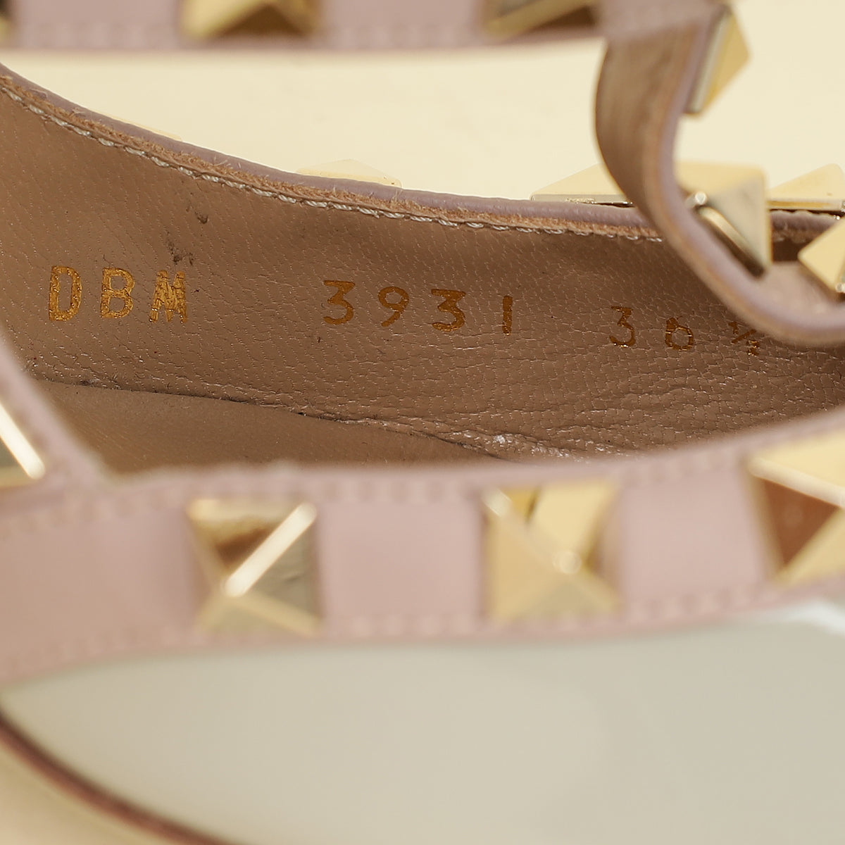 Valentino Light Grey Rockstud Caged 100 Pumps 36.5-Valentino-THE CLOSET