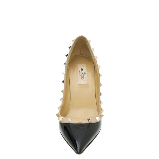 Valentino Bicolor Rockstud Pumps 36