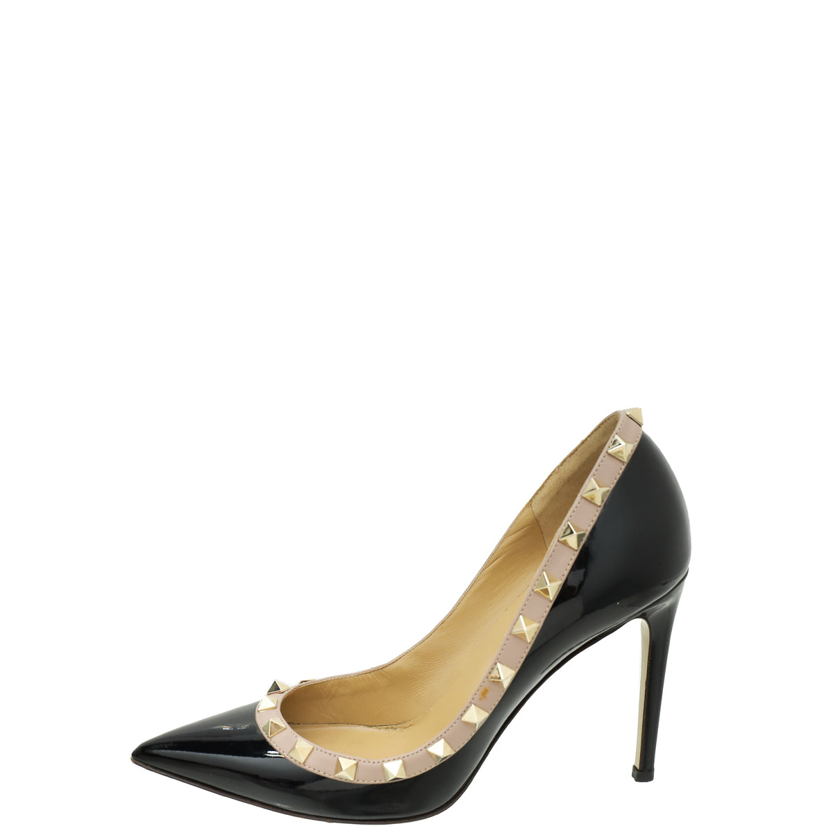 Valentino Bicolor Rockstud Pumps 36