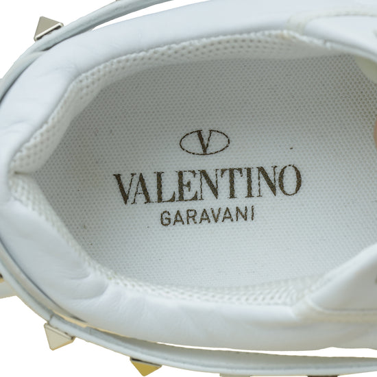 Valentino White Rockstud Armor Sneakers 36