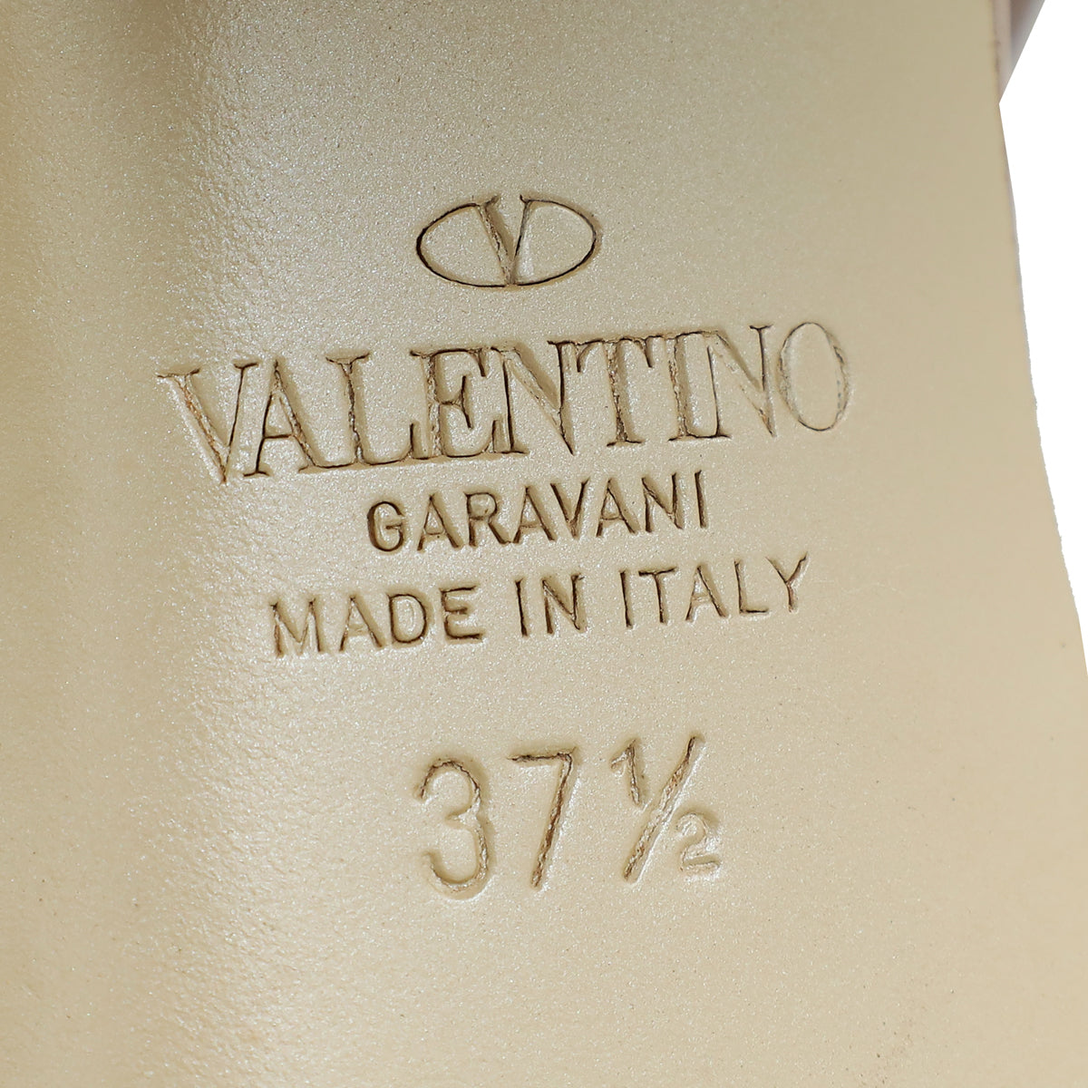 Valentino Poudre Rockstud Ankle Strap Sandal 37.5