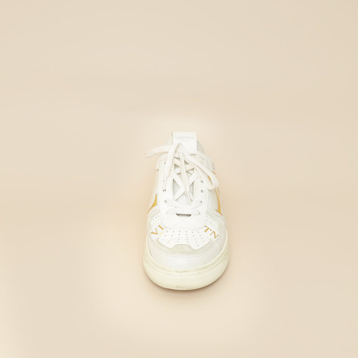 Valentino Bicolor VLTN With Band Low Top Sneaker 38.5-Valentino-THE CLOSET