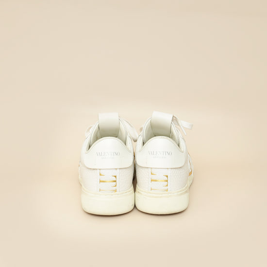 Valentino Bicolor VLTN With Band Low Top Sneaker 38.5-Valentino-THE CLOSET