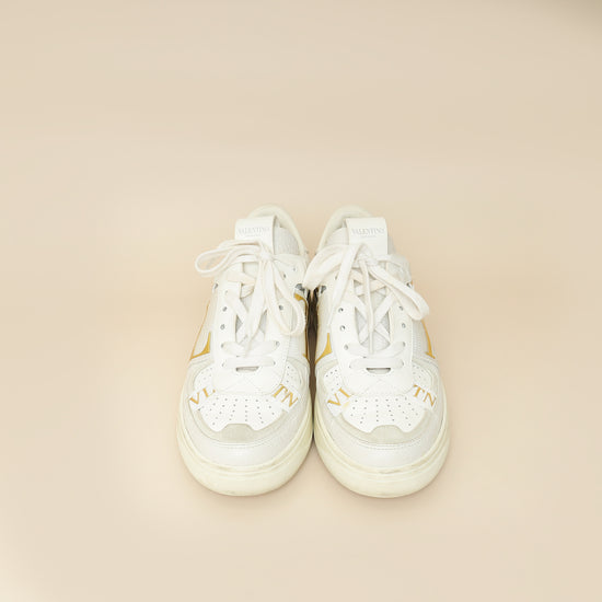 Valentino Bicolor VLTN With Band Low Top Sneaker 38.5-Valentino-THE CLOSET