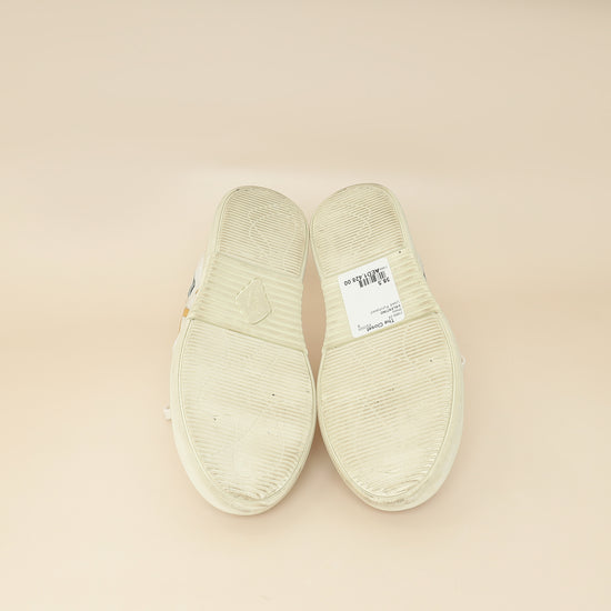 Valentino Bicolor VLTN With Band Low Top Sneaker 38.5-Valentino-THE CLOSET