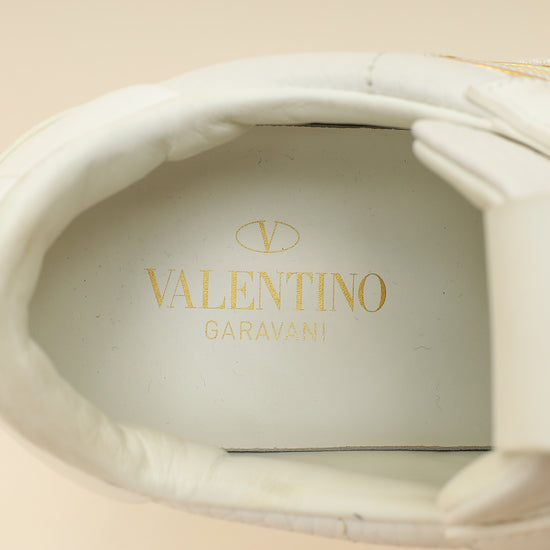 Valentino Bicolor VLTN With Band Low Top Sneaker 38.5-Valentino-THE CLOSET