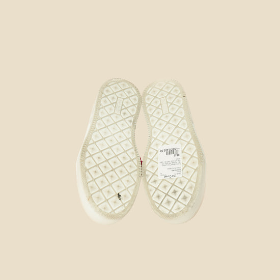 Valentino Bicolor One Stud XL Toile Iconographe Sneakers 38.5-Valentino-THE CLOSET